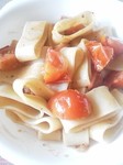 イタリアンドレッシングを使ったパスタ