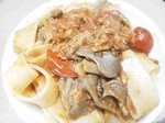 ツナ缶の汁まで使ったパスタ