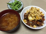 土用の丑の日  少しの鰻と残り物でウナチラシ