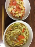 休日のランチ カレーうどんの献立