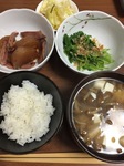 作り置きのおかずで夜ご飯