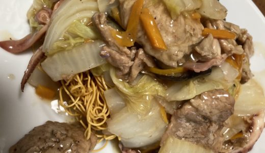 白菜大玉一玉使い切りチャレンジ　その5  皿うどん