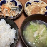 牡蠣フライのリメイクで牡蠣丼のランチ