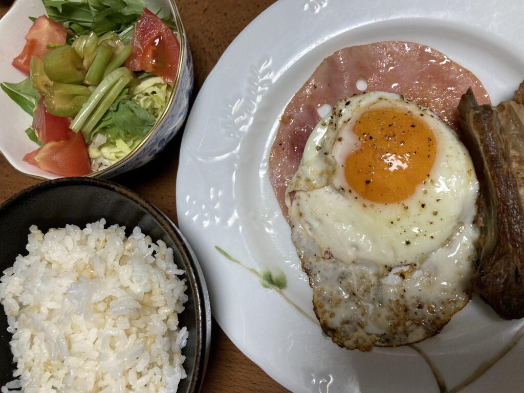 目玉焼きランチ 新米主婦の和食献立表