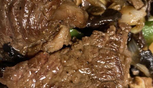 アメリカンビーフでコスパよし！のステーキの献立