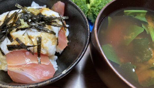 山かけ丼でランチ