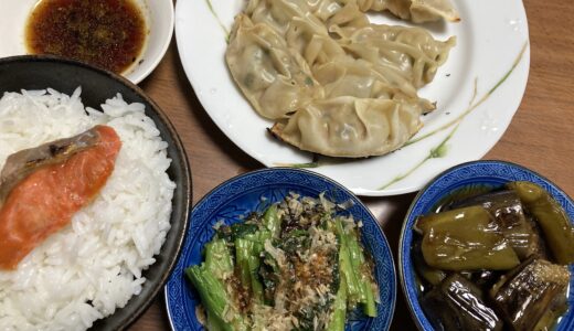 餃子定食風献立