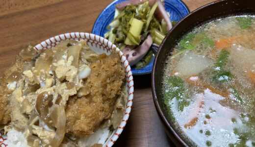 カツ丼より好き♪牡蠣丼としゃぶしゃぶしたあとは豚汁風味噌汁で