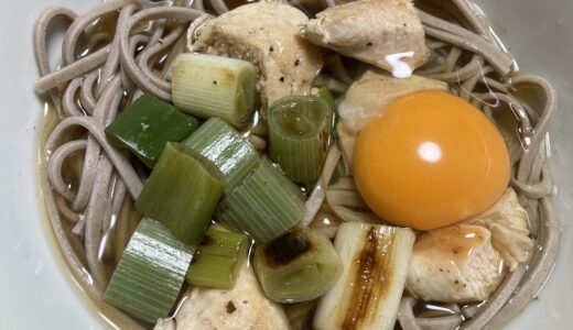 鴨南蛮風鶏そばでランチ