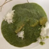 バターチキンカレーからのほうれん草のカレーへリメイク