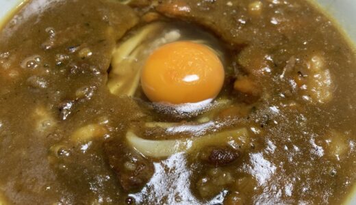 甘い野菜のスープとカレーライスの残りでカレーうどんを作ったら予想以上に美味しくなった