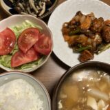 市販の唐揚げを使って酢豚風の献立
