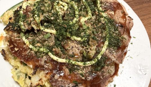 小麦粉でお好み焼き