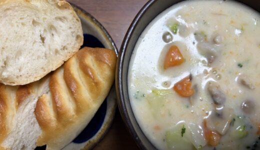 シンプルな材料でホワイトシチュー